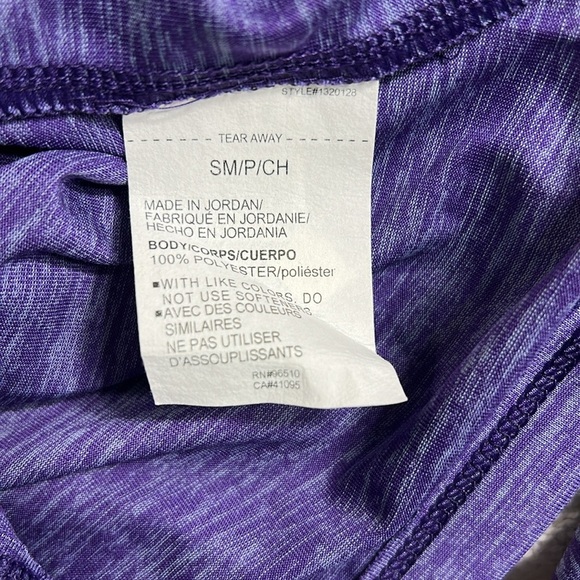 Under Armour Purple Fitted Long Sleeve Tee - Picture 7 of 8